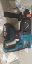 Hammer-Drill Electric-Hammer Cordless Battery--Case Rechargeable Rotary 18V Without