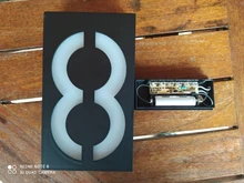 Address-Lamp Doorplate Led-Light House Number Rechargeable-Battery Solar 