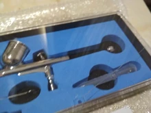 Pluma de aerógrafo de doble acción de 0,2-0,5mm, PISTOLA DE PULVERIZACIÓN con cepillo de aire, pluma pulverizadora para arte de uñas/tatuajes corporales