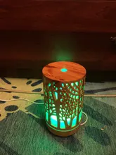 NMT 076 200ML Air Humidifier Essential Oil Aroma Diffuser Cold Mist Sprayer 7 Color LED