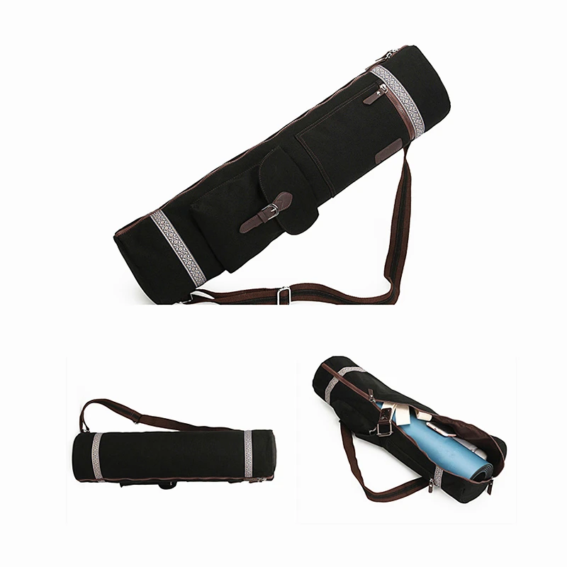 1Pc Portable Outdoor Yoga Mat Bag Gym Fitness Exercise Dance Pilates Pad Storage Carry Sack 5