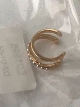 Modyle moda Punk Rock Geometric oreja Cuff para mujeres Vintage plata gemelos unisex Clip pendientes sin Piercing Declaración