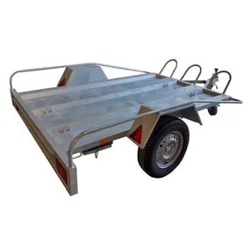 

Galvanized motorcycle trailer, portamotos 3, any type or displacement
