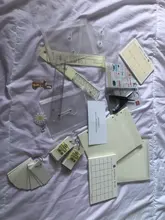 JAINWU 4 unids/set a prueba de polvo acabado bolsa pequeña engrosada de la escuela primaria bolsa de papelería de Bill bolsa de papelería de la escuela