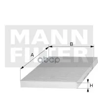 Фильтр Салона Mann-Filter Cuk31003 MANN-FILTER арт. CUK31003