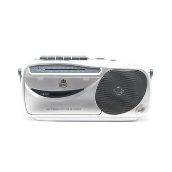 

GPO Retro 9401 portable Radio Cassette Recorder analog Grey Silver