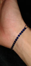 Pulsera de tenis de circonia cúbica de 4mm para Mujer, joyería de boda, Circonia cúbica púrpura, brazaletes para hombre, hip hop, Color plata, Punk