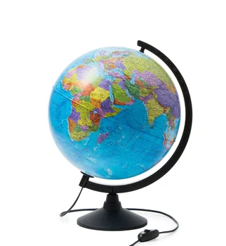 

Globe D = 32, Map: political, backlit, stand: Plastic