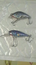 WLure-buzo de agua profundo ligero, 7g, 5cm, 3-4 metros, bamboleante, recubrimiento epoxi, anzuelos triples, señuelo, Crankbait C549