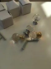 Drawer Knobs Furniture-Handle Cupboard Pulls Crystal Diamond NAIERDI Colorful Round 30mm/40mm