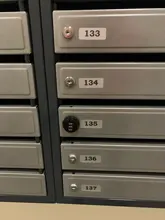 Cerradura de buzón de correos con combinación de 3 dígitos, candado con lengüeta rotativa de 7/8 pulgadas para cajón de armario