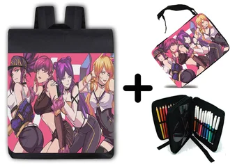 

PACK BACKPACK AND CASE GIRLS KPOP school