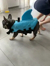 Chaleco salvavidas para perro, chaqueta salvavidas, ropa de baño para perros, traje de baño para mascotas, forma de tiburón
