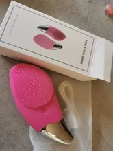 cepillo facial limpieza facial limpiador facial eléctrico cepillo de limpieza facial Mini cepillo de eléctrico limpiador Facial sónico de silicona limpiador de poros profundo masajeador de piel cepillo de  dispositivo