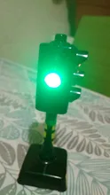 Miniseñal de tráfico para niños, bloque de luz de carretera con sonido LED, educativo