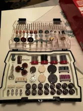 268PC Abrasive Rotary Tool Accessories Set Electric Mini Drill Bit Kit for Dremel Sanding