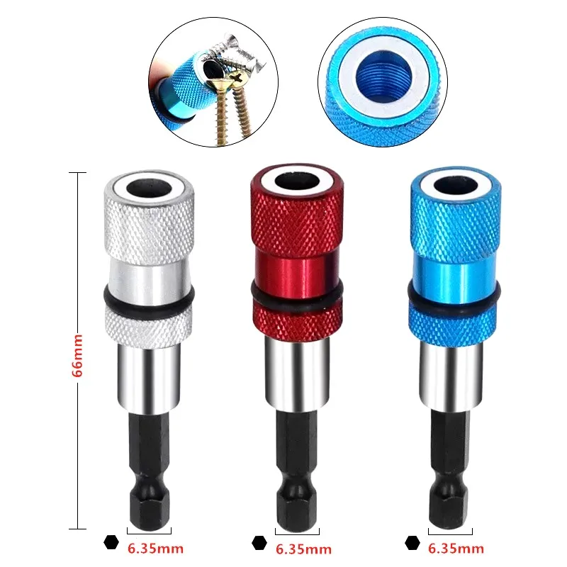 

Citop 1pcs Hex Shank Screw Bit Holder Drill Screw Tool 1/4"Drill Socket Adapter For Impact Driver With Drill Bits Bar Extension