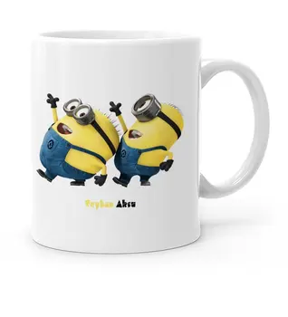 

Personalized Minions White Mug Cup-34