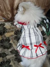 Dress Costume Dog-Puppy-Clothes PET PETCIRCLE Small Dog Classic Check Fit Pet-Cat All-Seasons