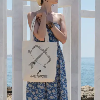 

Angemiel Bag Sagittarius Spring Sign Shopping Beach Tote Bag