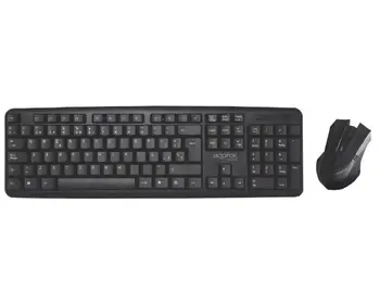 

Wireless Keyboard + Raton optical Mx230 black Approx computer keyboards