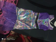 Vestido de sirena Ariel para niña, disfraces de Cosplay para niña pequeña, conjuntos de vestido de sirena, ropa de Halloween para niños