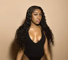 Pelucas de cabello humano brasileño para mujeres negras, 28, 30, 40 pulgadas, barato, con encaje Frontal 13x4, rizado, sin pegamento, Remy