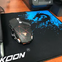 Gaming-Mousepad Gamer Computer Anti-Slip Rakoon Large Rubber Big with Locking-Edge 