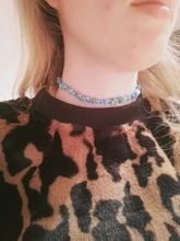 Choker Beads Jewelry Stones Turquoises Trendy Necklace Gravel Natural-Semi-Precious Komi