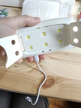 XZMUV-minisecador de uñas portátil, lámpara de manicura de 6 LED UV, Cable USB, para uso doméstico, 6W