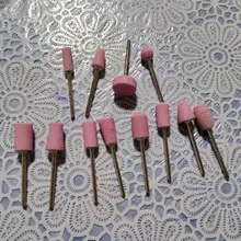 Taladro de cerámica para uñas, cabezales eléctricos de repuesto para manicura, pulido para manicura y pedicura, 12 Uds.