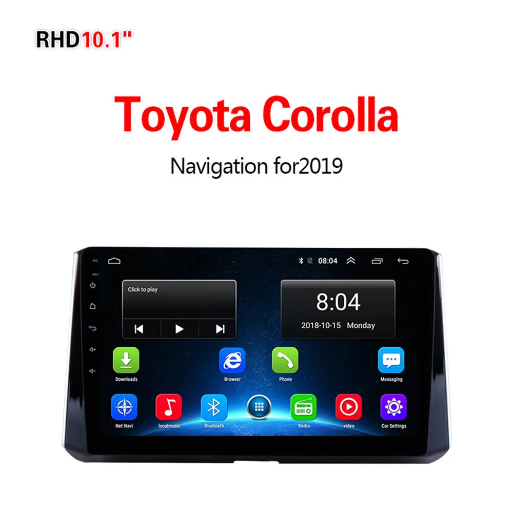 

Lionet GPS Navigation for Car Toyota Corolla 2019 10.1Inch RT1009Y