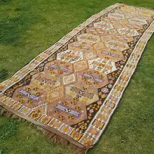 Большой коврик для прихожей 4'2'' X 12'4''/128x375 см