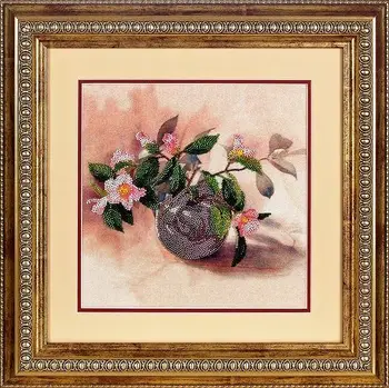 

Вн1059 set for embroidery alisena 'камелия' 25*25 cm