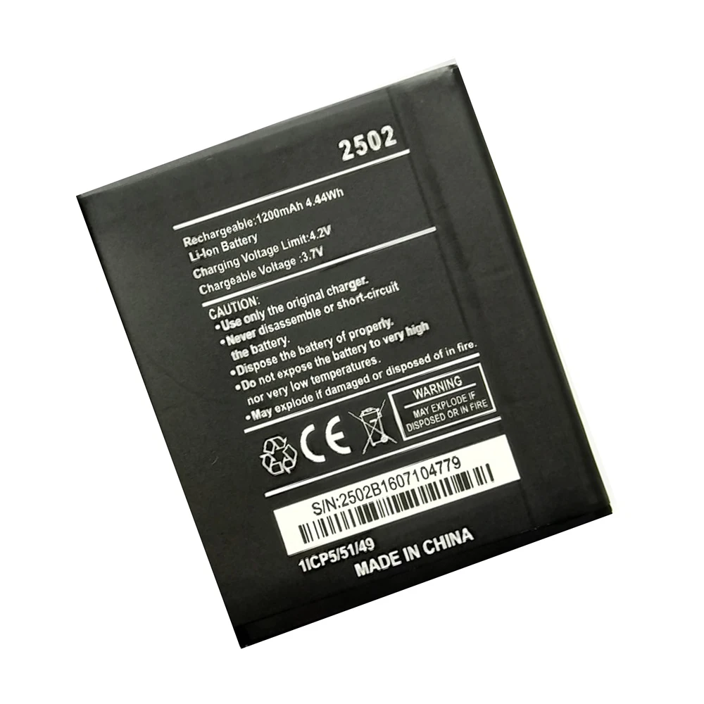 

1200mAh 2502 Backup Battery For Wiko 2502 Batterie Bateria Batterij Accumulator