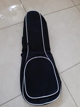 Bolsa de almacenamiento para ukelele con correa ajustable, mochila gruesa a prueba de golpes acolchada, color negro, 21, 23 y 26 pulgadas