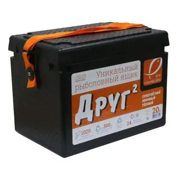 

Fishing box Друг-2 20 L Black size 32,5x43x29 cm (138310) Camping World