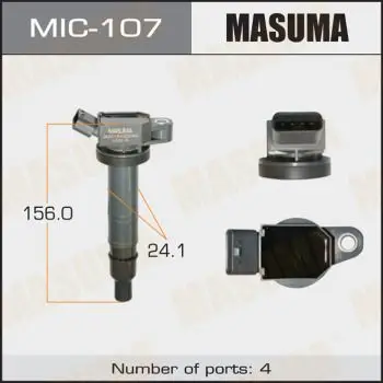 

Ignition coil Toyota Avensis/Camry, Lexus is 2.0-5.0i 00 MAS
