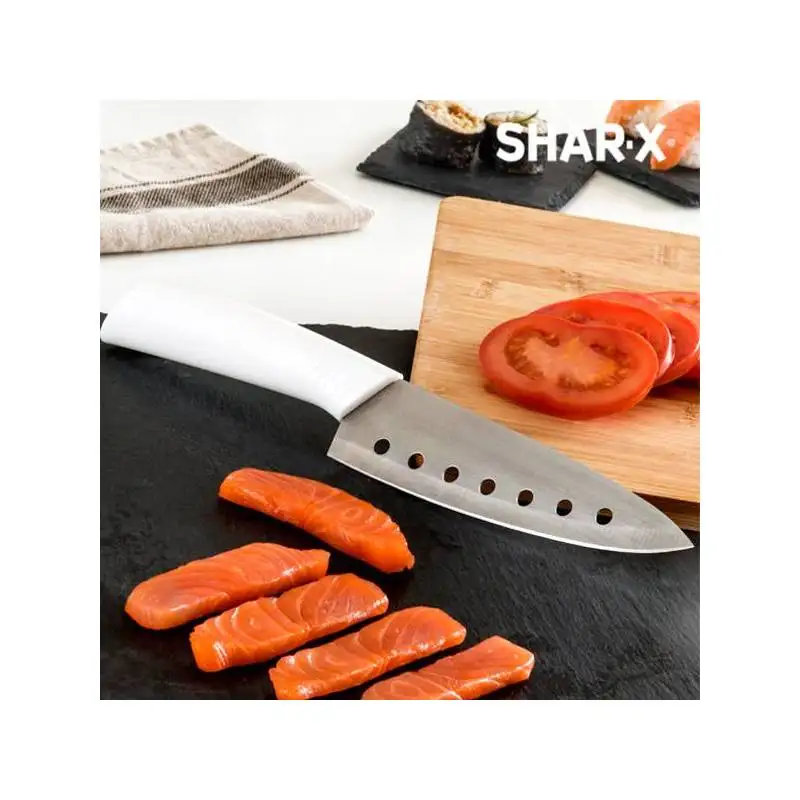Japanese knife with Holes Samurai BladeKitchen Knives AliExpress