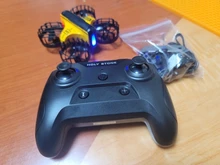 Holy Stone-Mini Dron de control remoto sin cabeza, cuadricóptero de control remoto, una tecla, aterrizaje automático, 3 baterías, helicóptero, HS450/210/330
