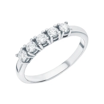 

Silver ring with cubic zirconia sunlight sample 925