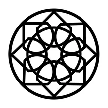 10cmx10cm Yuvarlak Bardak Altlığı Bardak Altı M4 Lazer Kesim MDF