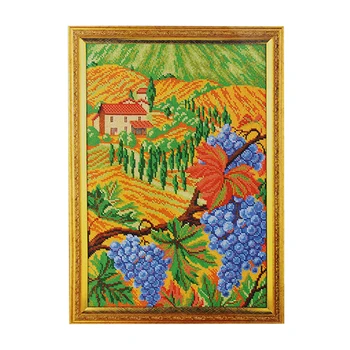 

В272 set for embroidery with beads crochet 'Hills Tuscany '26x38 cm