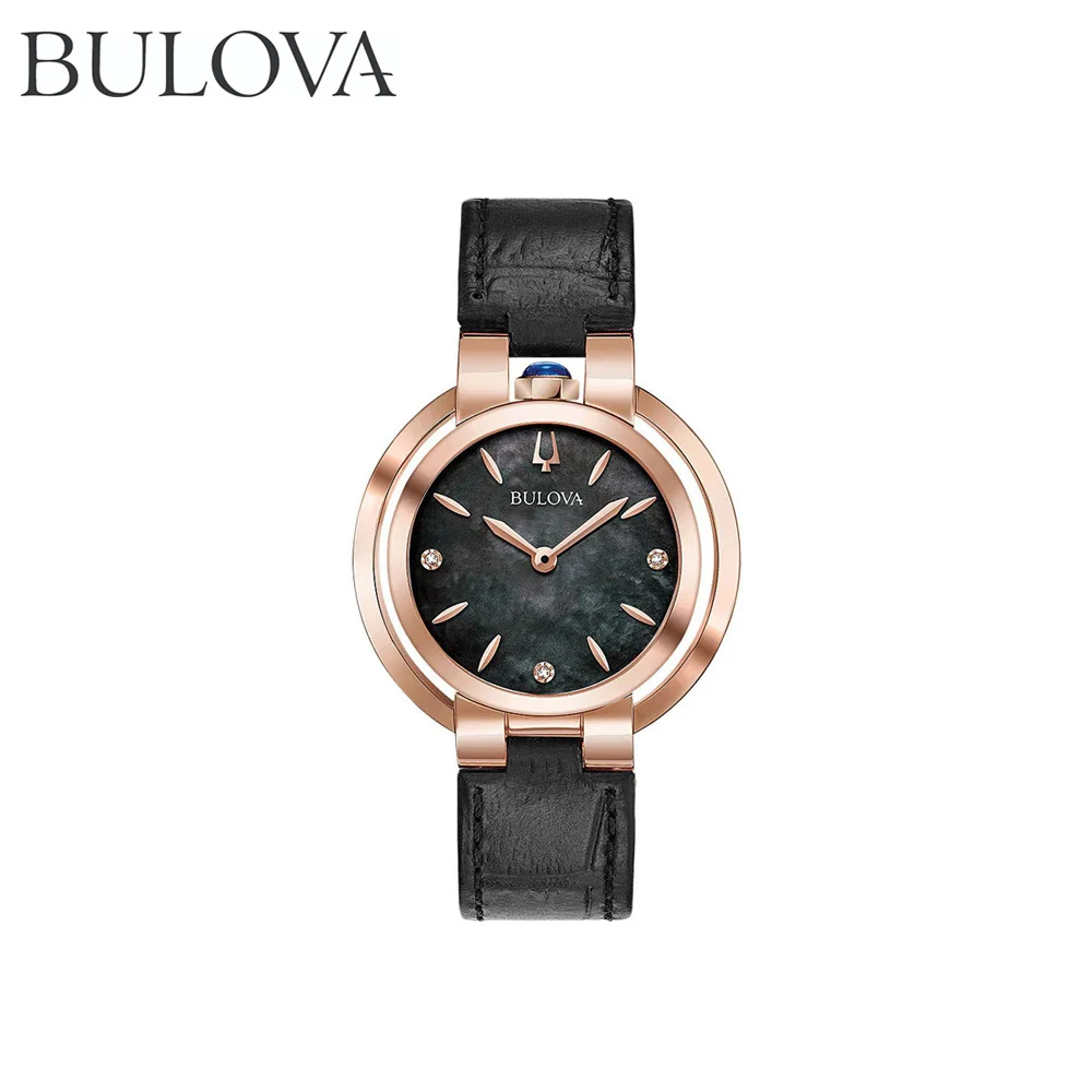 Наручные часы Bulova 97P139 женские кварцевые на кожаном ремешке|Женские часы| |