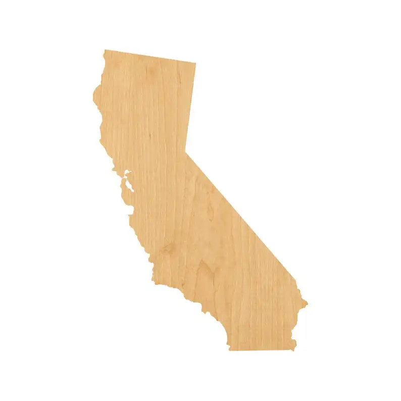 California лазерная резка деревянная форма ремесло поставка-Незавершенный