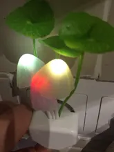 Luminaria-Lamp Mushroom Night-Light Us-Plug LED Induction-Dream Novelty Fungus 220V EU