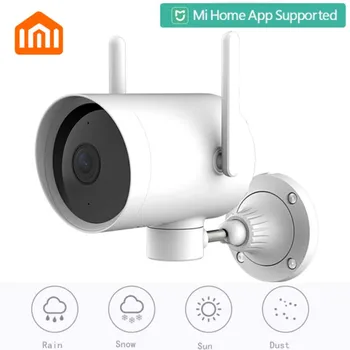 

2020 xiaomi Smart Outdoor Camera WIFI Waterproof PTZ webcam 270 angle 1080P Dual antenna signal IP Cam Night vision Mi home APP