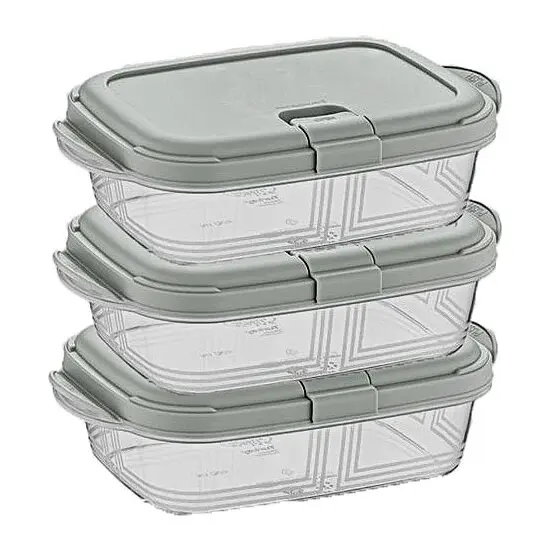 

THE PREFERENCE OF THOSE WHO ARE THE MASTERS OF FOODS 3-Push Open Microwave Storage Container