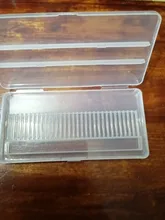 Caja de almacenamiento clara de 10/20/30 ranuras para limas de uñas, contenedor para accesorios de uñas