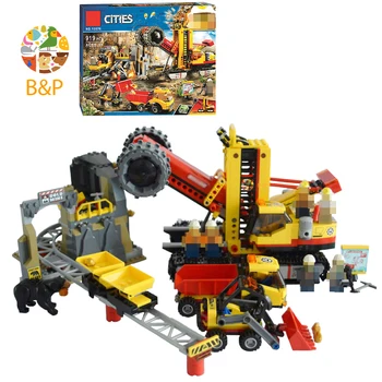 

60188 919pcs city Series Mining Experts Site Demolition Expert Model Building Blocks Bricks Toys for Children 10876 Gift